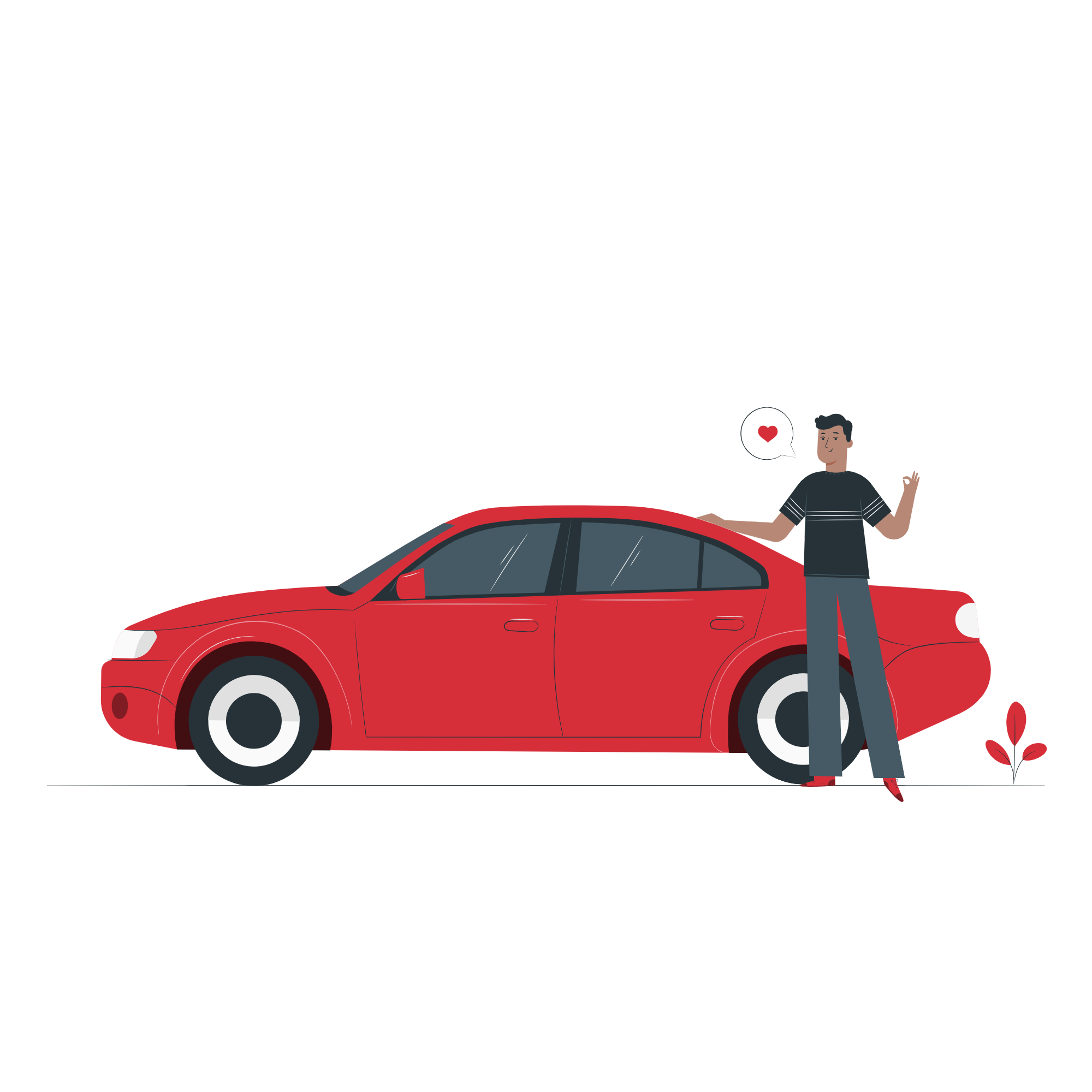 Car valuation illustration